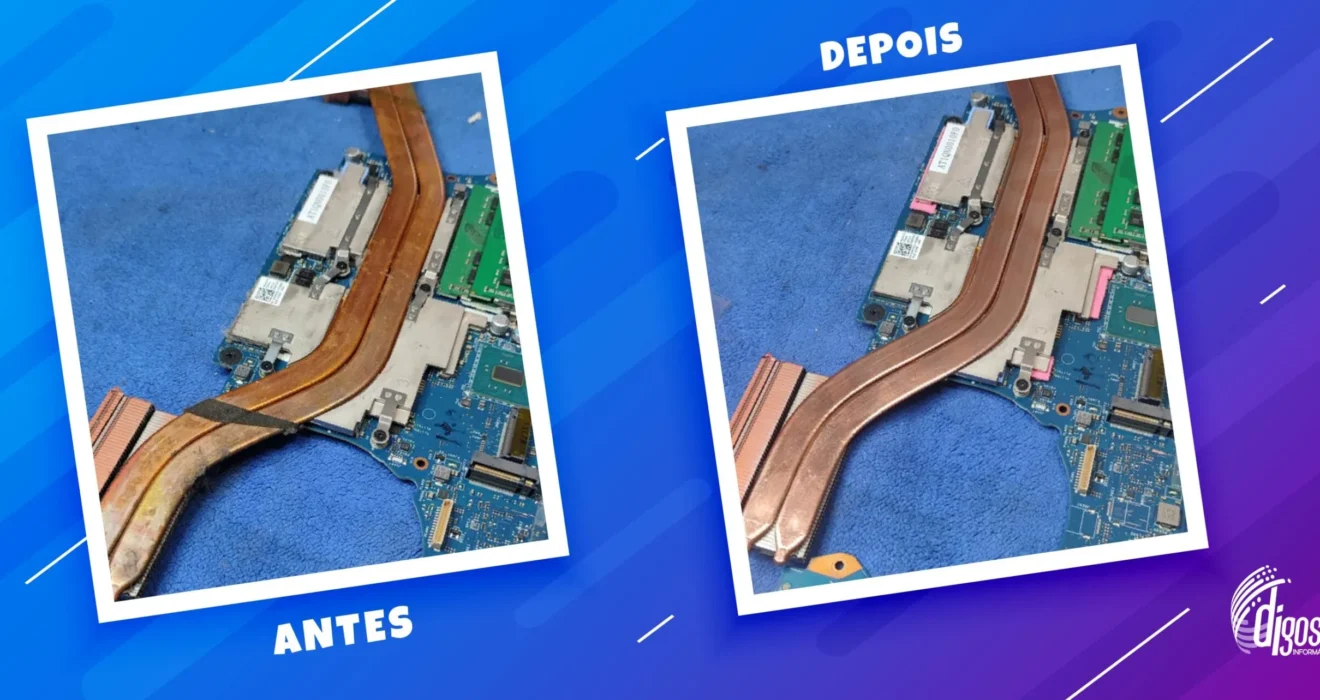 Limpeza interna completa de notebook e netboos.